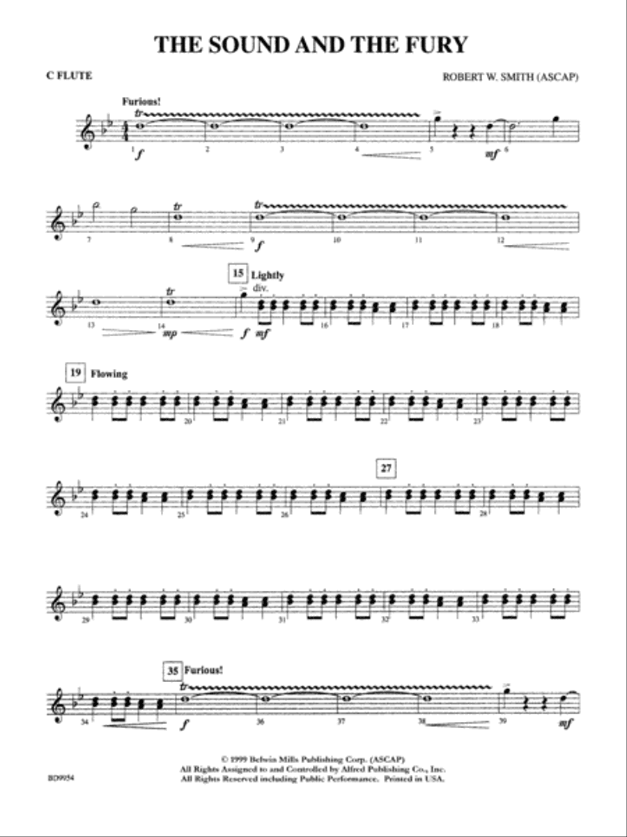 The Sound and the Fury: Flute