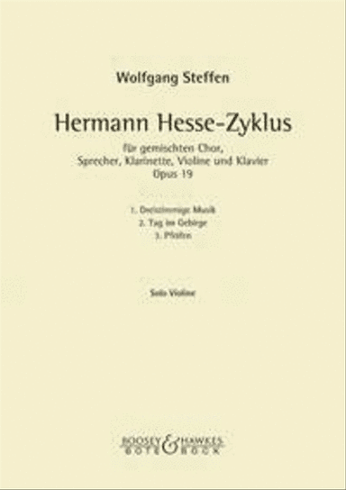 Hermann Hesse-Zyklus op. 19