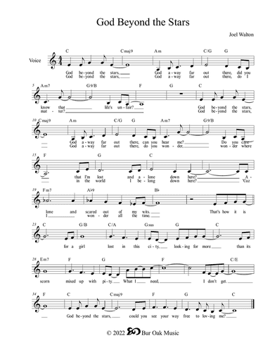 God Beyond the Stars (C major)