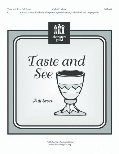 Taste and See - Full Score