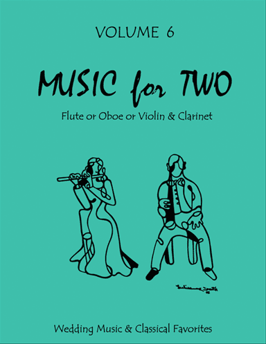 Music for Two, Volume 6 - Flute/Oboe/Violin and Clarinet