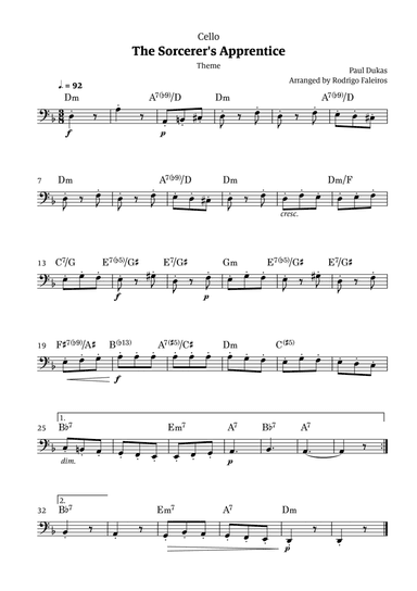 The Sorcerer's Apprentice theme
