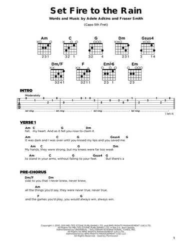 Set Fire To The Rain