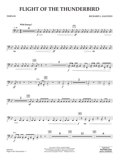 Flight Of The Thunderbird - Timpani