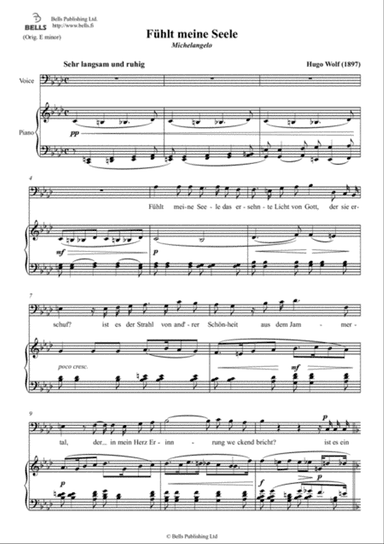 Fuhlt meine Seele (F minor)