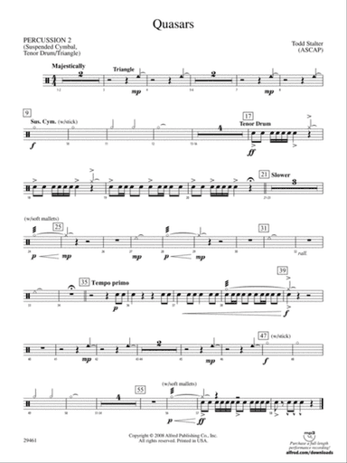 Quasars: 2nd Percussion