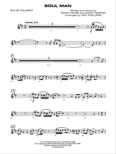 Soul Man: 2nd B-flat Trumpet