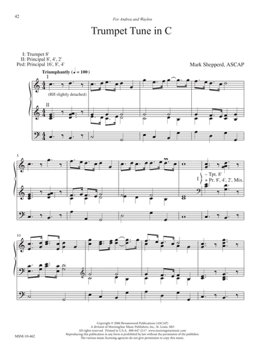 Trumpet Tune in C
