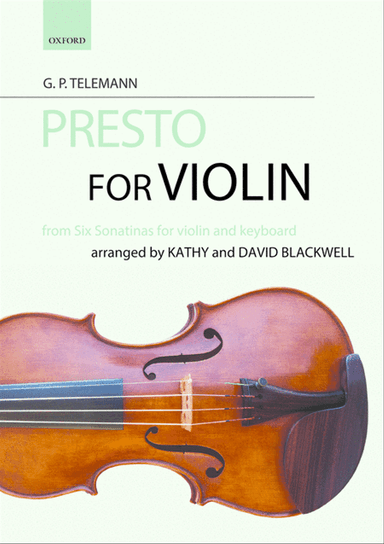 Presto: from Six Sonatinas for violin and keyboard