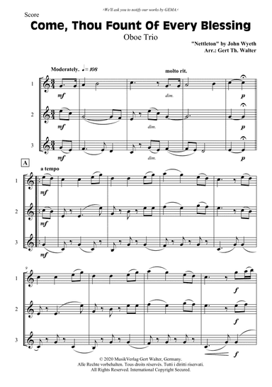 Come, Thou Fount Of Every Blessing