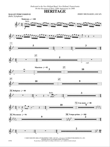 Heritage: 2nd Mallet Percussion
