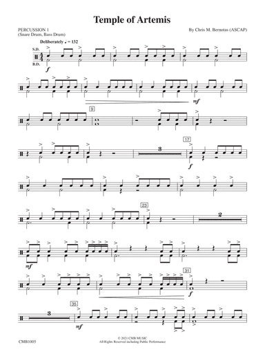 Temple of Artemis: 1st Percussion