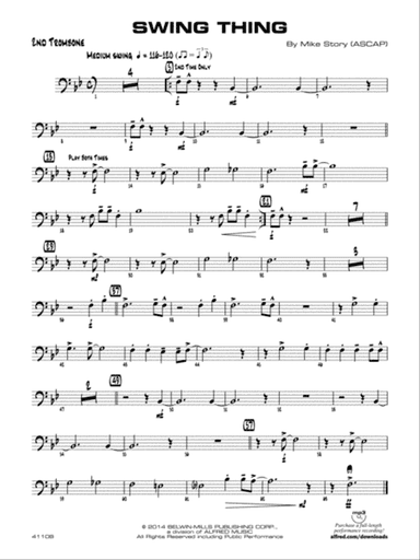 Swing Thing: 2nd Trombone