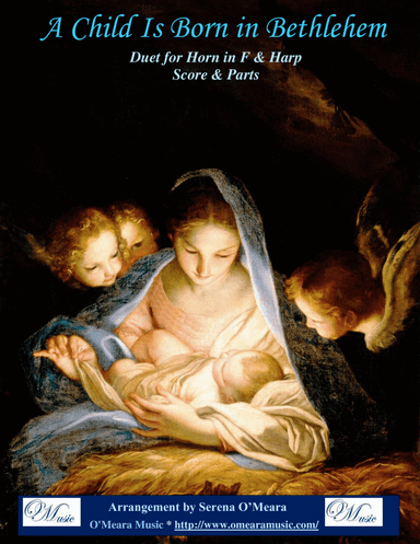 A Child Is Born In Bethlehem, Duet for Horn in F & Harp