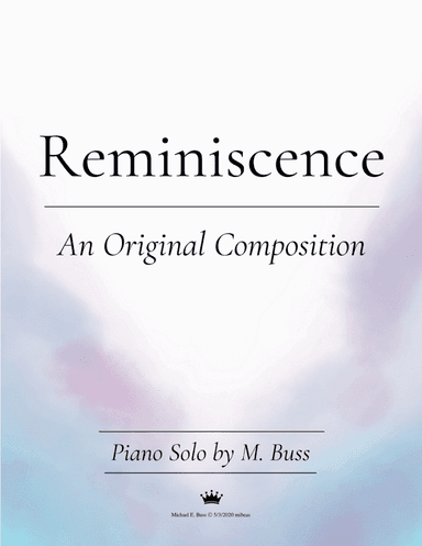 Reminiscence - piano solo