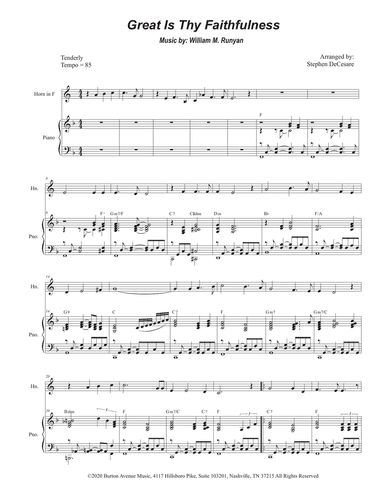 Great Is Thy Faithfulness