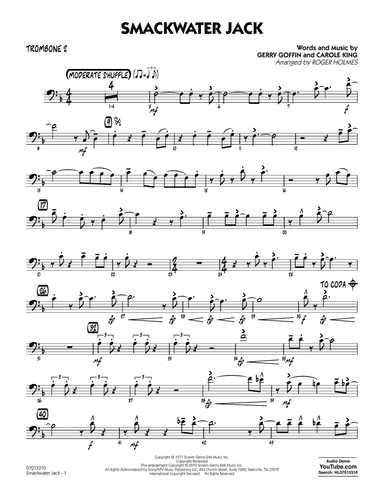 Smackwater Jack (arr. Roger Holmes) - Trombone 2