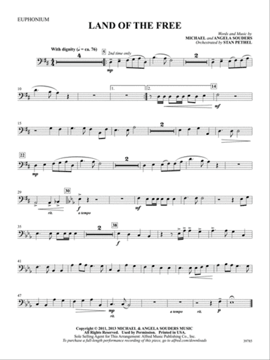 Land of the Free: Baritone B.C.