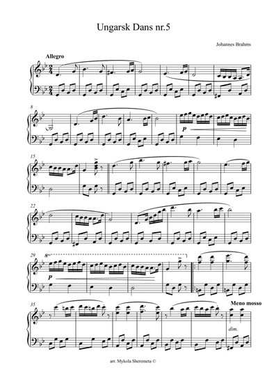 Hungarian Dance No. 5