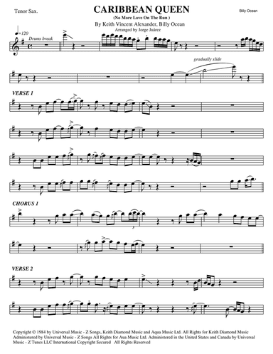 Caribbean Queen (no More Love On The Run)