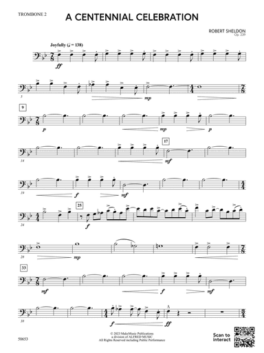 A Centennial Celebration: 2nd Trombone