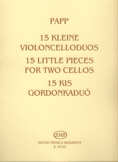 15 Little Pieces for Two Cellos