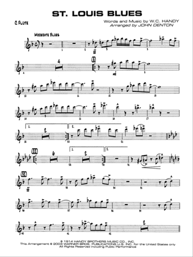 St. Louis Blues: Flute