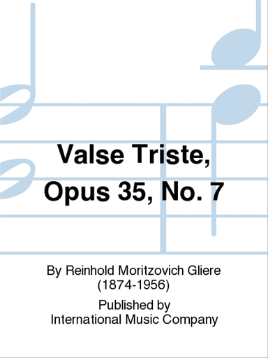 Valse Triste, Opus 35, No. 7