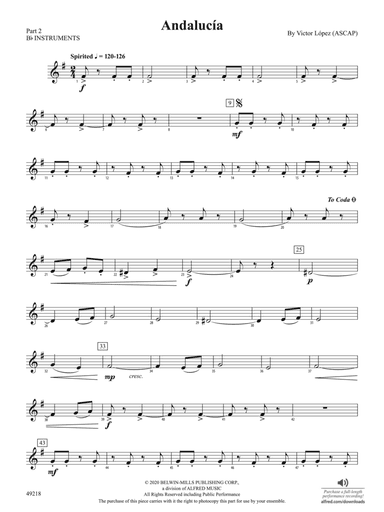 Andalucía: Part 2 - B-flat Instruments