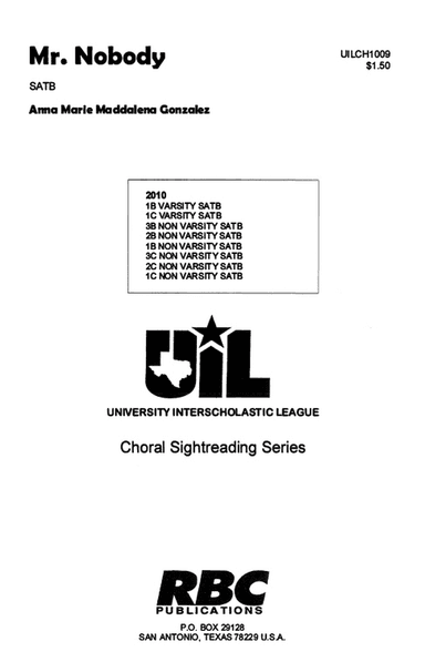 Mr. Nobody (SATB)