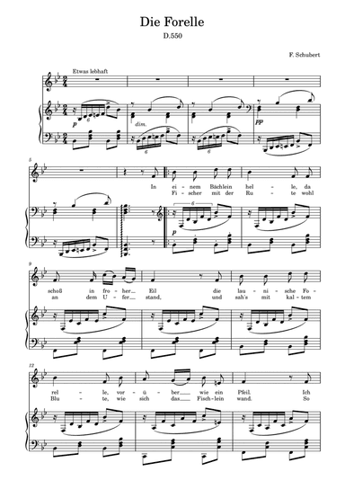 Die forelle, D.550