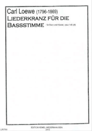 Liederkranz für die Bassstimme