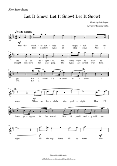 Let It Snow! Let It Snow! Let It Snow!