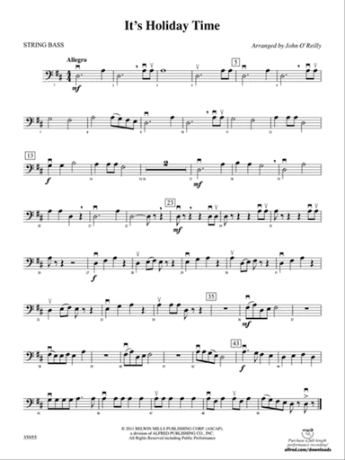 It's Holiday Time: String Bass