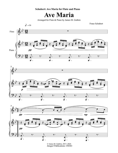Schubert: Ave Maria for Flute & Piano