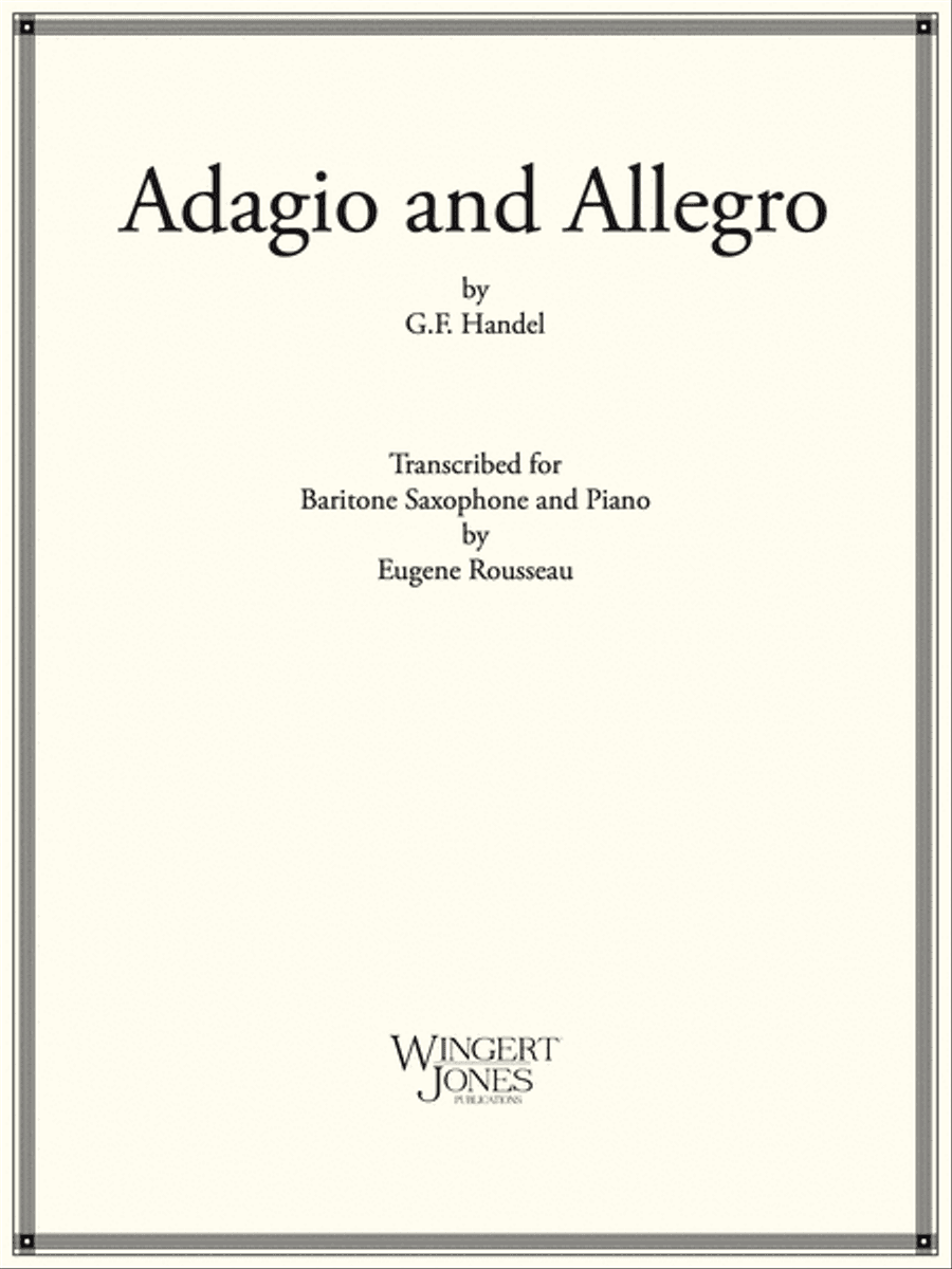 Adagio and Allegro