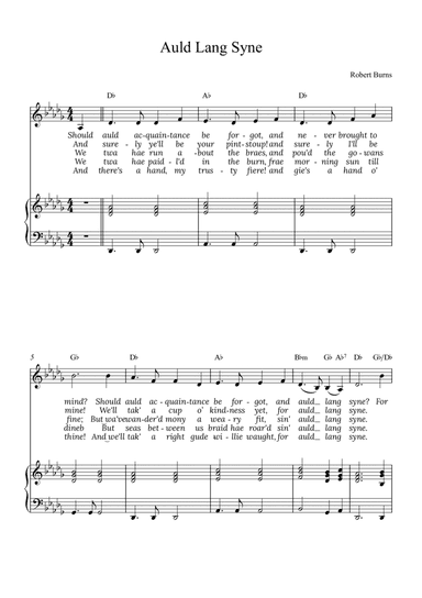 Auld Lang Syne