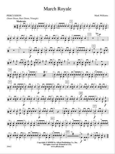 March Royale: 1st Percussion