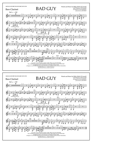 Bad Guy (arr. Jay Dawson) - Bass Clarinet