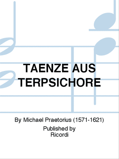 TAENZE AUS TERPSICHORE