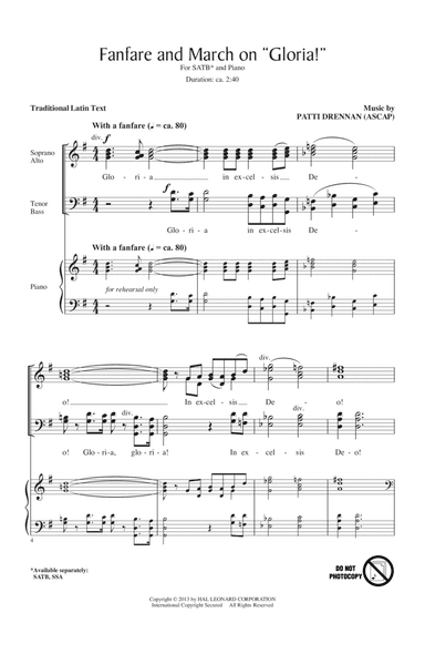 Fanfare And March On "Gloria"