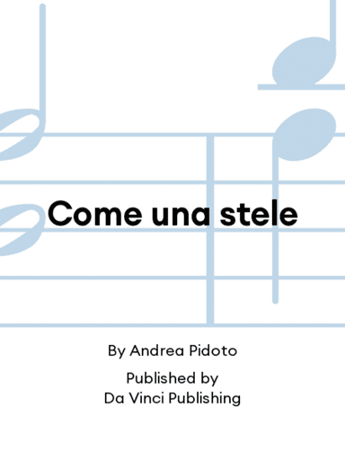 Come una stele