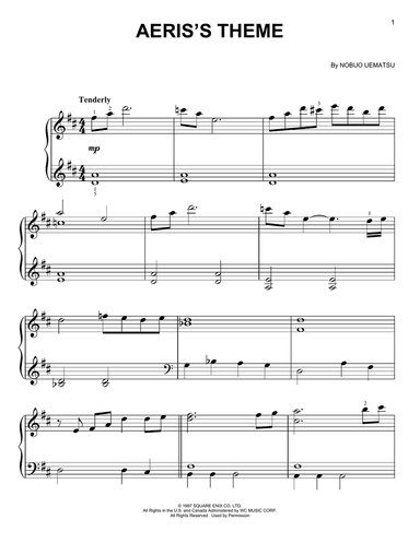 Aeris's Theme (from Final Fantasy VII)