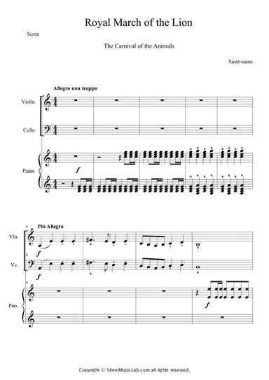 Le Lion (Le Carnaval des Animaux)