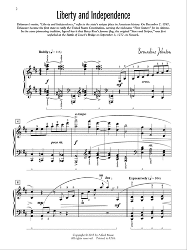 Delaware: The First State - Piano Suite