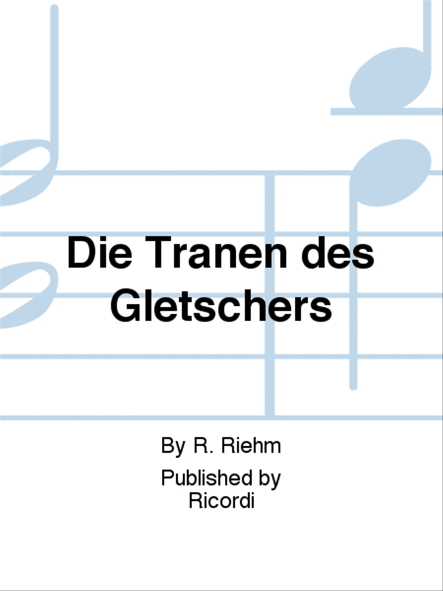 Die Tränen des Gletschers