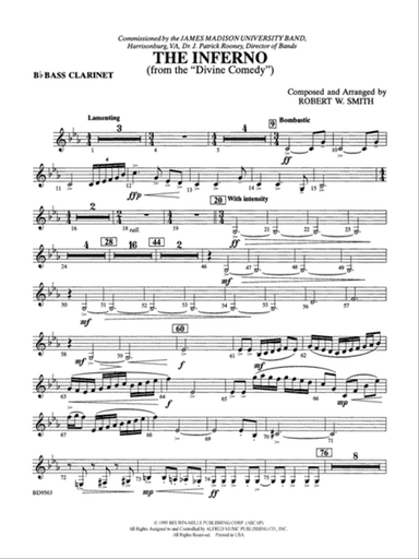 The Inferno: B-flat Bass Clarinet