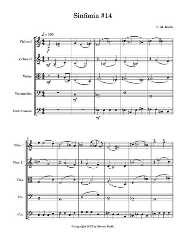 Sinfonia #14