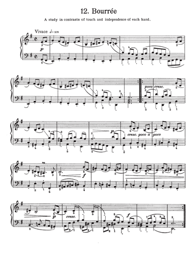 Bourree, BWV 996