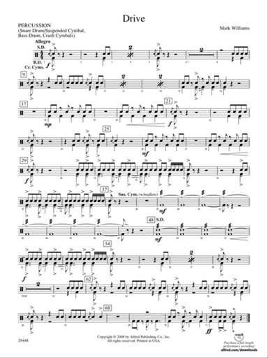 Drive: 1st Percussion